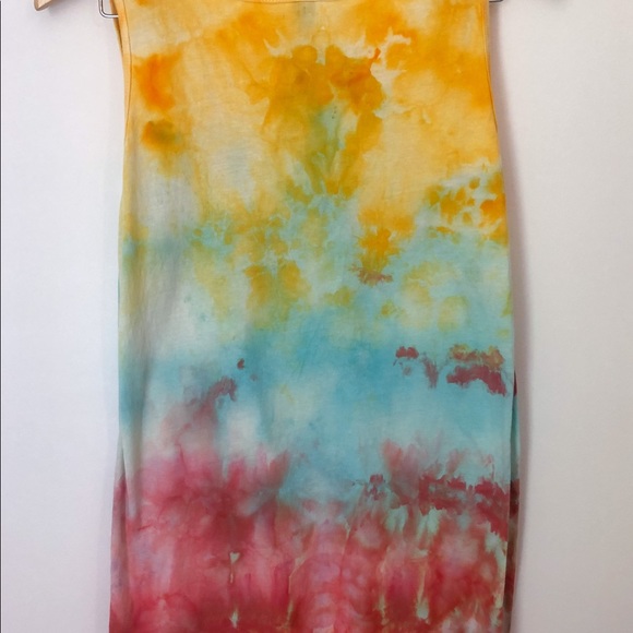 Rainbow Tie Dye Women’s Tank by Dye Trying Co. - Picture 4 of 4